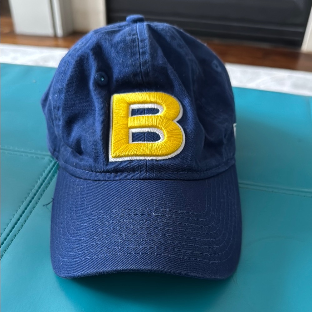 Blue hat with Yellow Lettering - Picture 1 of 3